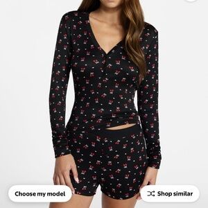 Matching Pajama top & shorts